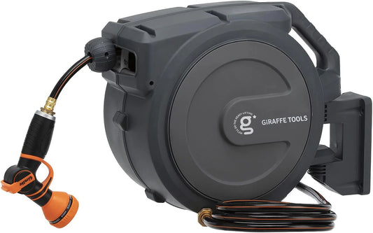 Collapsible Garden Hose Reel Matte Black