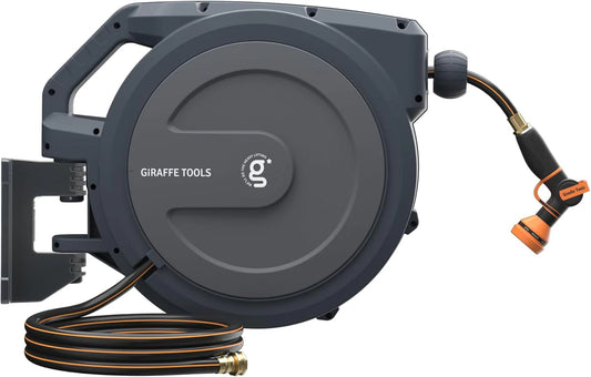 Collapsible Garden Hose Reel Matte Black